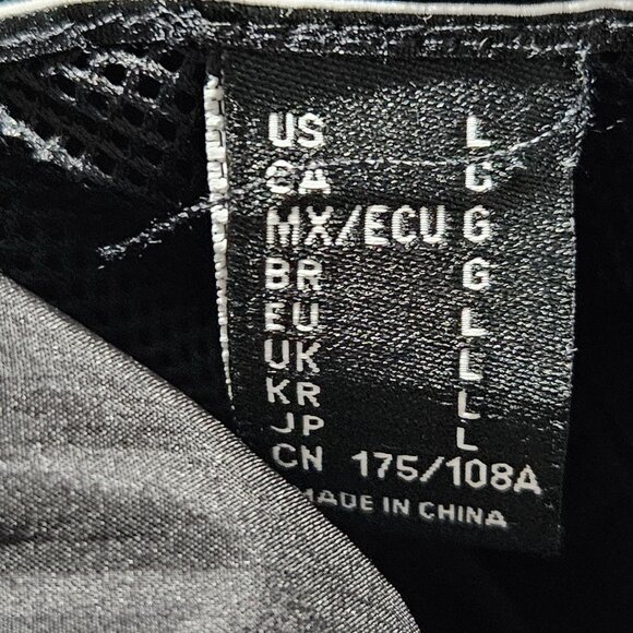 Forever 21 Hooded Utility Jacket Mens Size Large Black Pockets Zippered Back - Picture 4 of 9